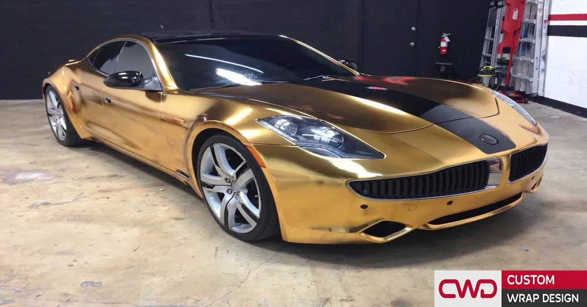 gold car wrap cost