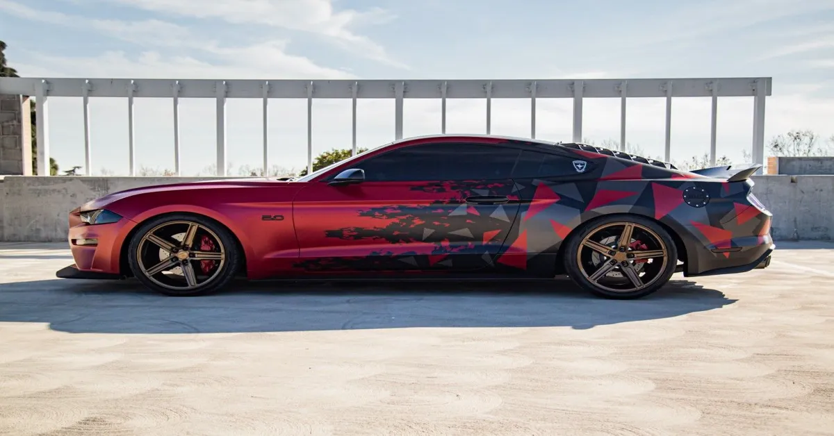 mustang wrap cost