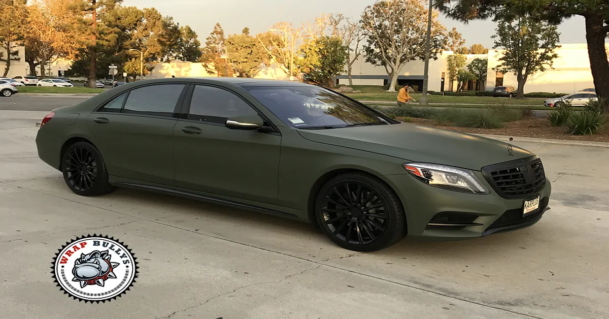 matte green car wrap cost